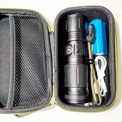 Ruilang P90 Imported LED Torch Light 8800 mAh Battery ( 1Km range)
