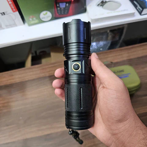 Ruilang P90 Imported LED Torch Light 8800 mAh Battery ( 1Km range)